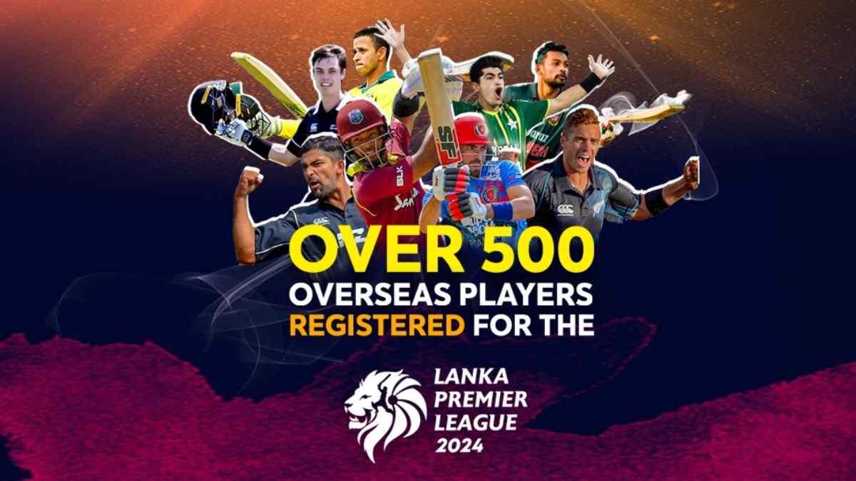 Lanka Premier League 2024: Over 500 overseas players registered for the LPL 2024 Auction