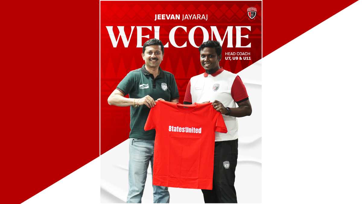 NorthEast United FC announces Jeevan Jayaraj as New Head Coach for U-7, U-9, and U-11 Teams